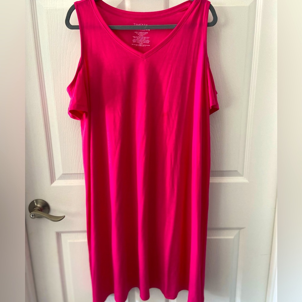 🌸Time&Tru Cold Shoulder Dress🌸XL🌸